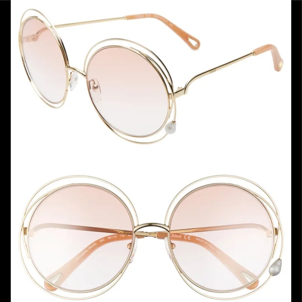 CHLOÉ Carlina Round Sunglasses - Picture 2 of 16